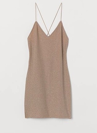 H&M simli elbise