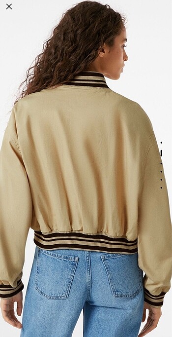 l Beden Bershka kolej bomber ceket