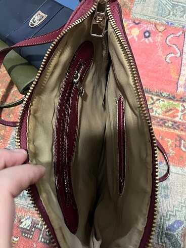  Beden bordo Renk Pierre Cardin çanta