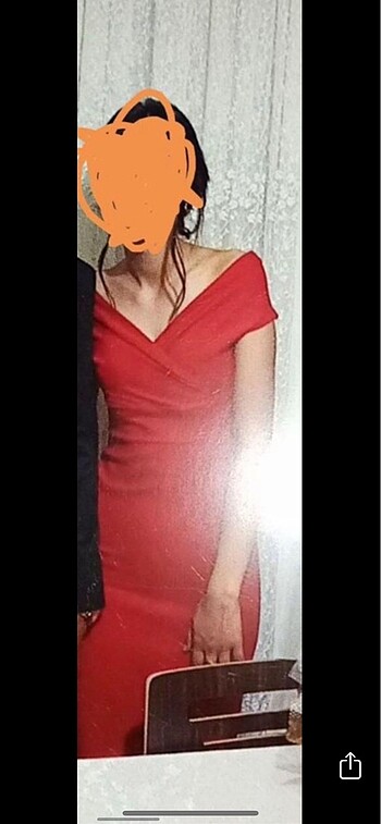 Diğer Kırmızı çok şık elbise