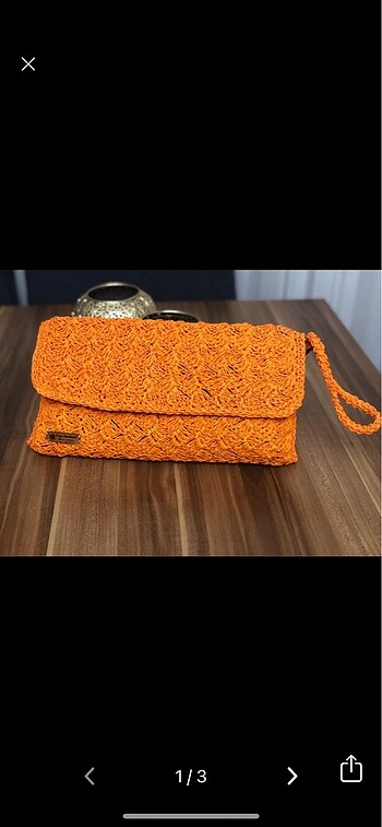 Beden Kağıt ip clutch çanta