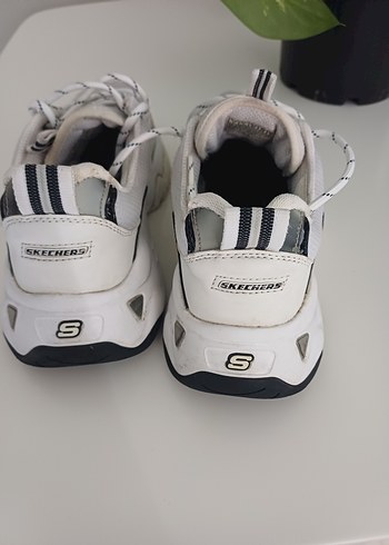 orjinal skechers Yılan Desenli Beyaz Platform Spor Ayakkabı - Görsel 2