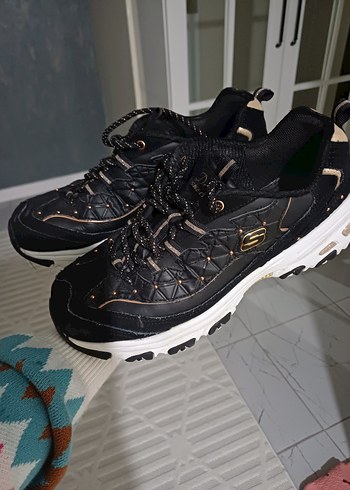 Skechers Siyah Platformlu Spor Ayakkabı - Görsel 4