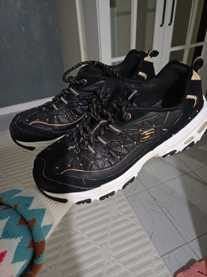 Skechers Siyah Platformlu Spor Ayakkabı - Görsel 4