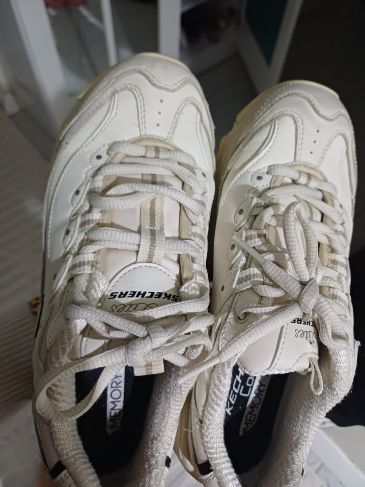 orjinal skechers yeni model Beyaz Bağcıklı - Görsel 4