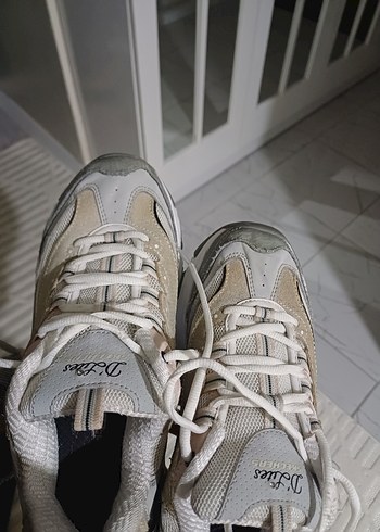 Beyaz Gri Bağcıklı Kadın Spor orjinal - Görsel 6