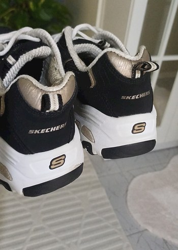 Skechers Kadın Spor Ayakkabı Siyah Beyaz - Görsel 6