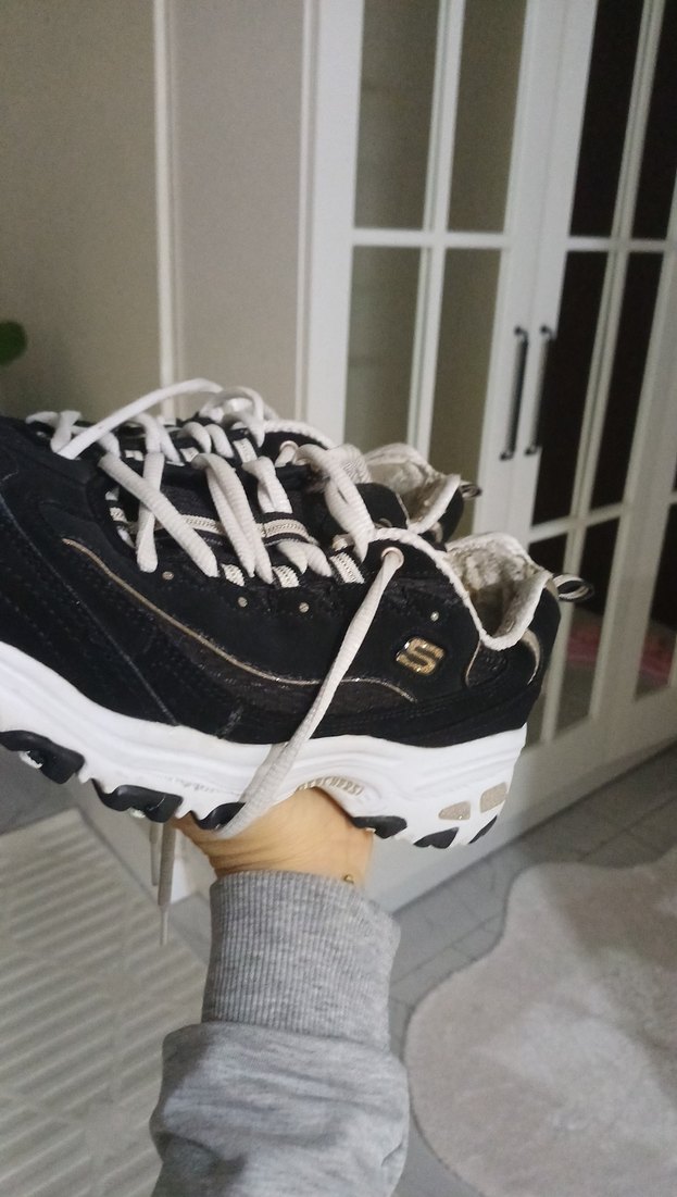 Skechers Kadın Spor Ayakkabı Siyah Beyaz - Görsel 2