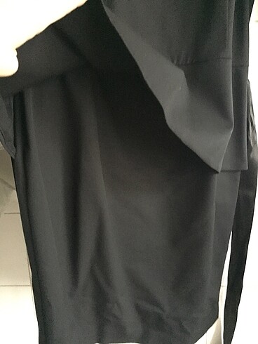 48 Beden siyah Renk Elbise