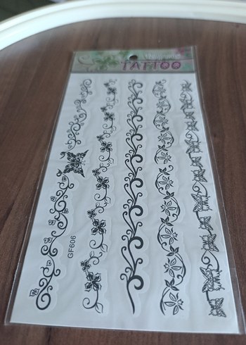 Siyah Geçici Dövme Seti TL-161 - Görsel 4