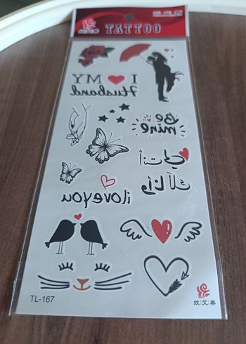 Siyah Geçici Dövme Seti TL-161 - Görsel 2