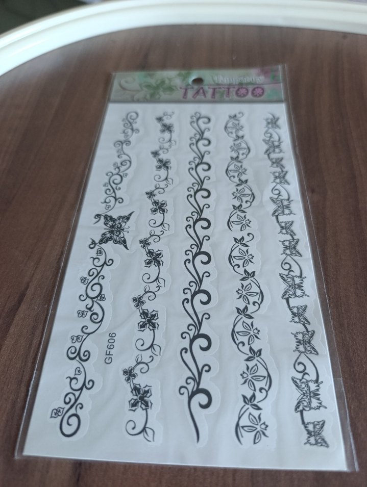 Siyah Geçici Dövme Seti TL-161 - Görsel 4