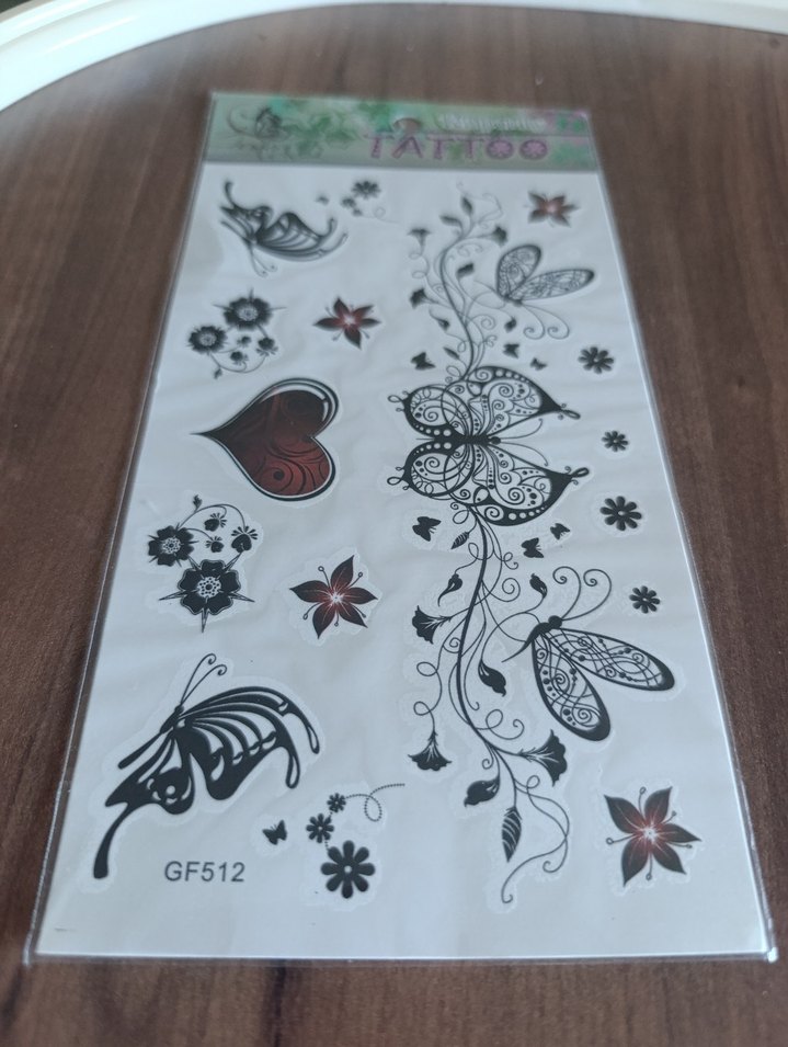 Siyah Geçici Dövme Seti TL-161 - Görsel 3