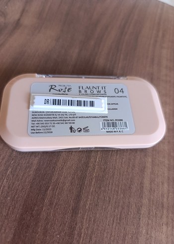 Rose Cosmetics Koyu Bej Kaş Pudrası - Görsel 2