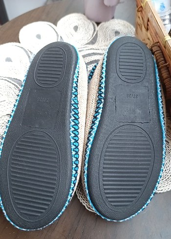 Renkli Nakışlı Erkek  Örgü Ev Terliği - Görsel 3