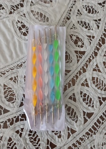 Pastel Renkli Tırnak Dekorasyon Kalemleri - Görsel 2