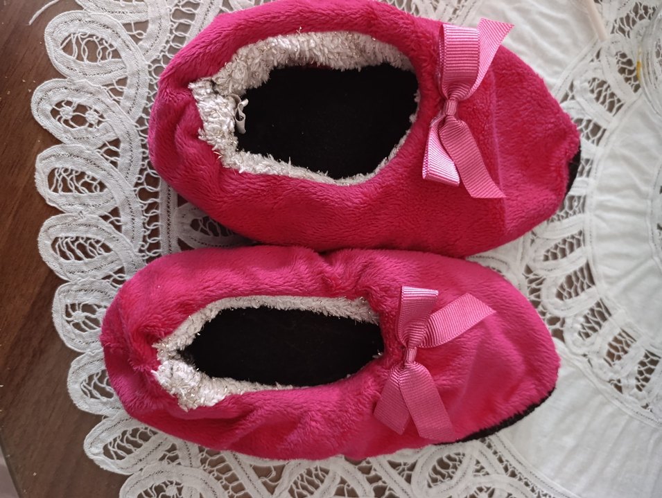 Pembe Sıcak Ev Terliği - Görsel 2