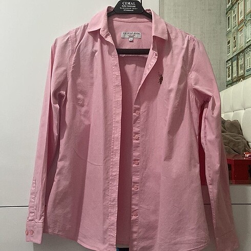 us polo pembe gömlek