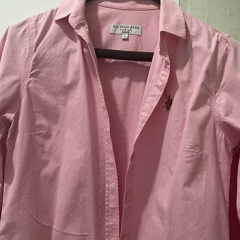 U.S Polo Assn. us polo pembe gömlek