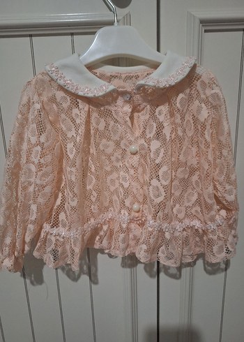 Dantel Detaylı V Yaka Kısa Kadın Bluz - Görsel 2