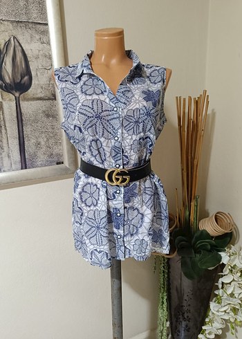 Suud Collection Çiçek Desenli kadın gömlek