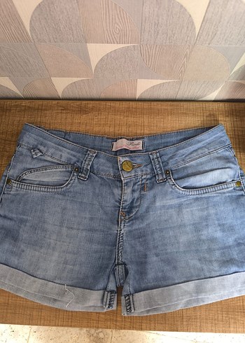 27 Beden mavi Renk rodi vintage Jean mini şort
