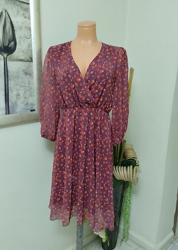 şifon elbise - Görsel 6