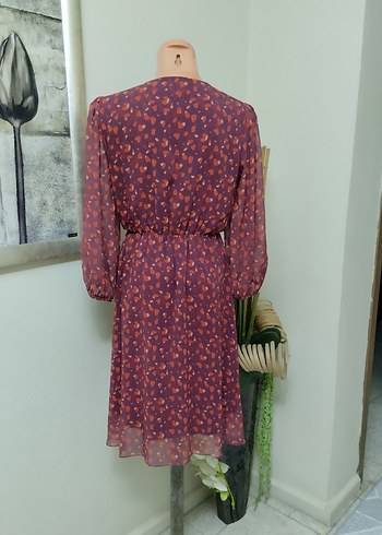 şifon elbise - Görsel 8