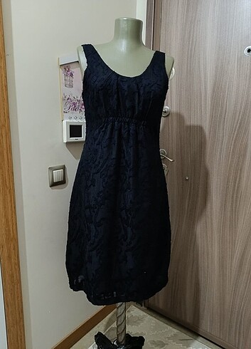 40 Beden siyah Renk Y2K vintage elbise