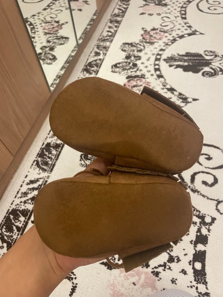 Kahverengi Erkek Bebek İlk Adım Ayakkabısı - Görsel 2