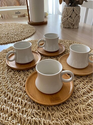 bambum dörtlü kahve fincanı