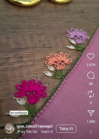 iğne oyası yemeni sipariş alınır - Görsel 3