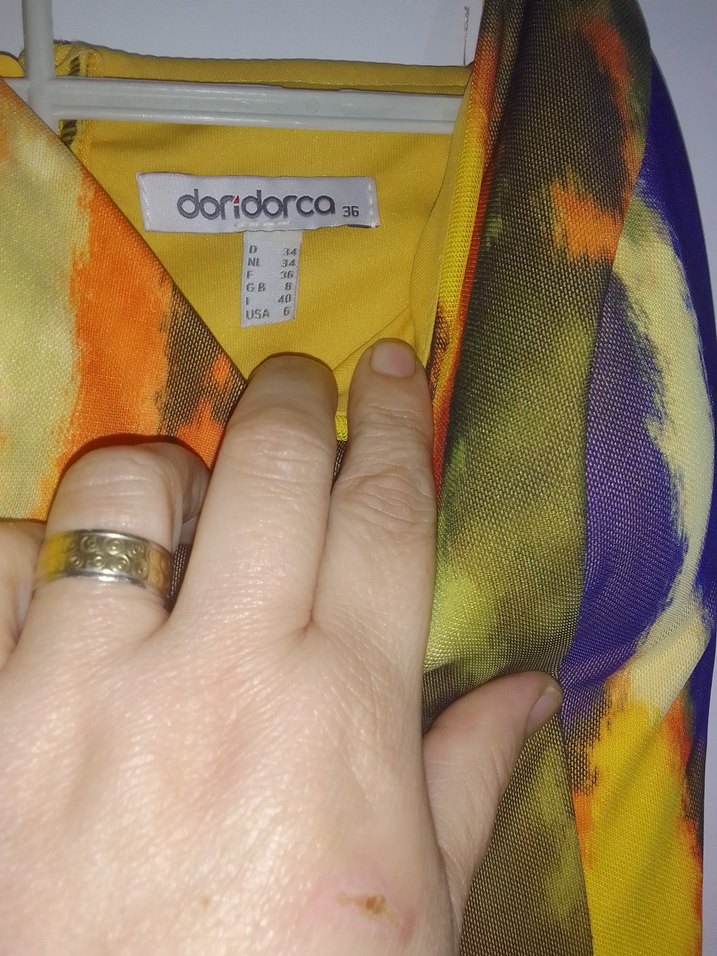 Kadın Çok Renkli Uzun Askılı Elbise - Görsel 2