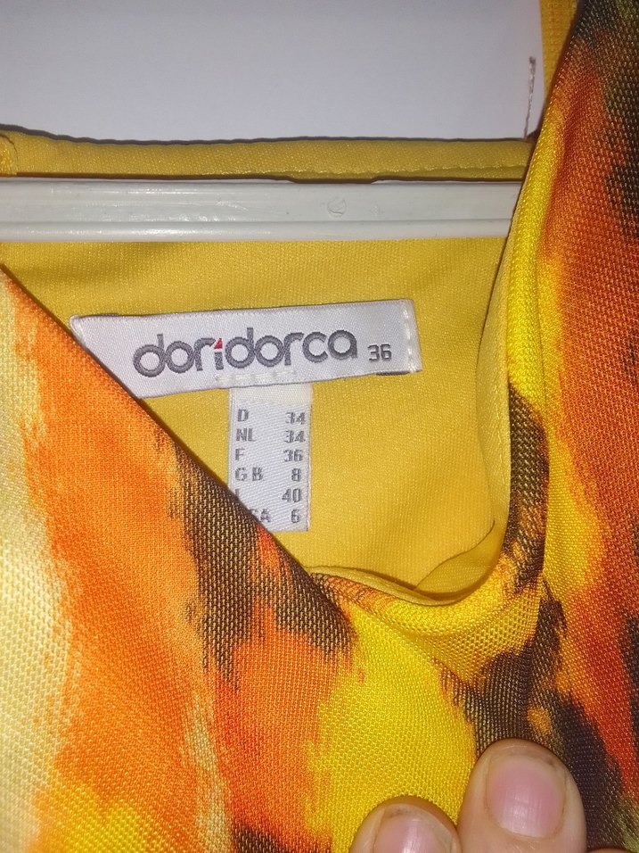 Kadın Çok Renkli Uzun Askılı Elbise - Görsel 3