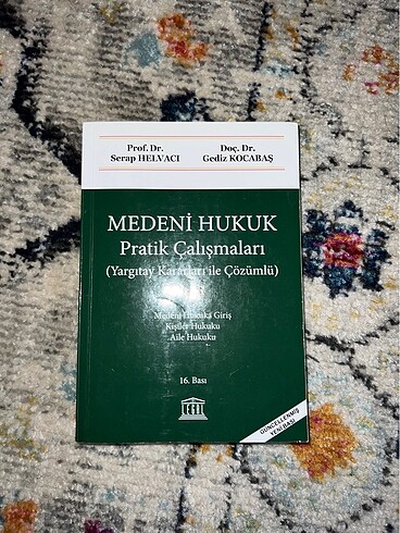 Medeni Hukuk Pratik Çalışmaları Serap Helvacı