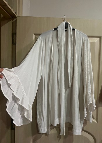 Trendyol & Milla Bohem Beyaz kimono