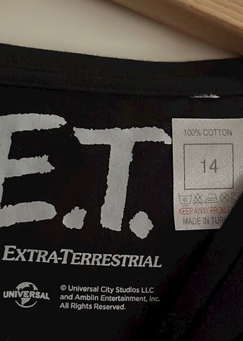 Kız Çocuk Siyah Biker Tişört - Görsel 3