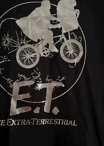 Kız Çocuk Siyah Biker Tişört - Görsel 2