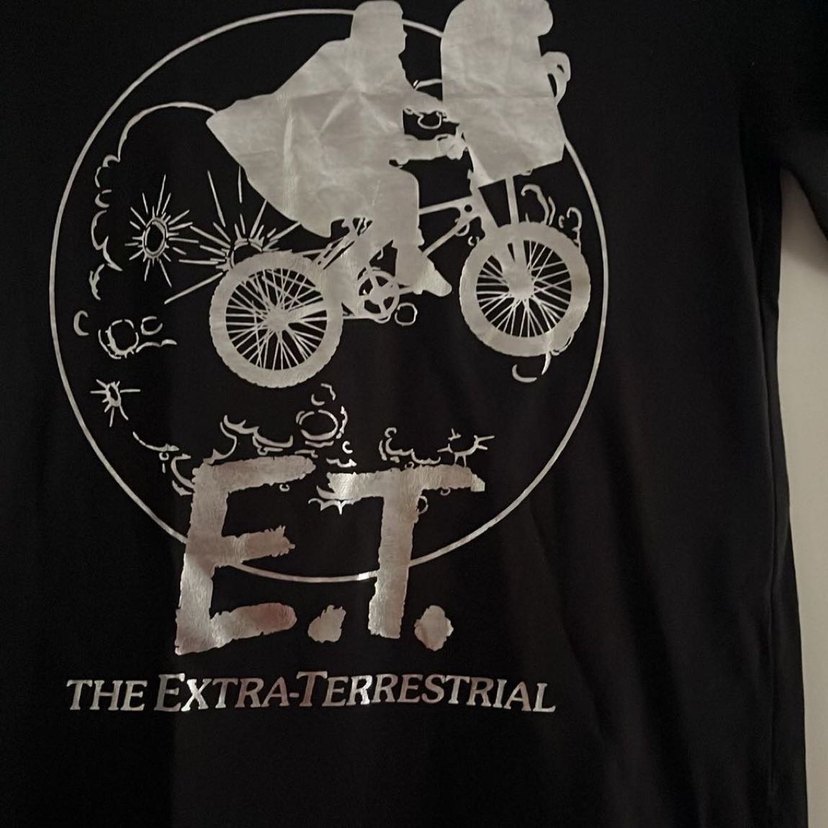 Kız Çocuk Siyah Biker Tişört - Görsel 2