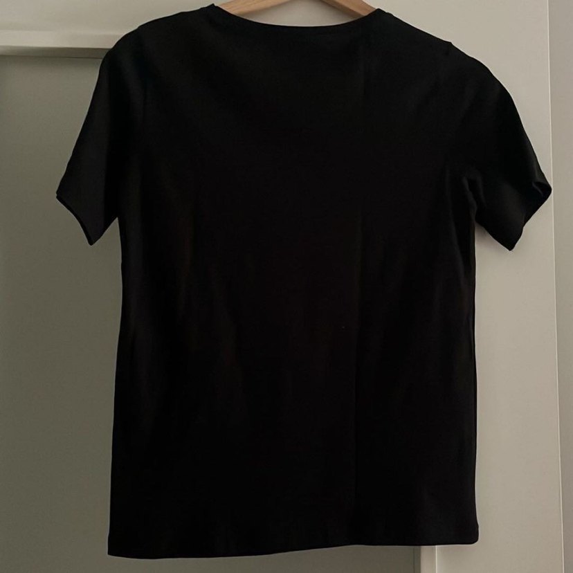 Kız Çocuk Siyah Biker Tişört - Görsel 4