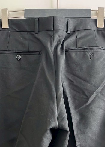 Siyah Regular Fit Ofis Pantolonu - Görsel 4