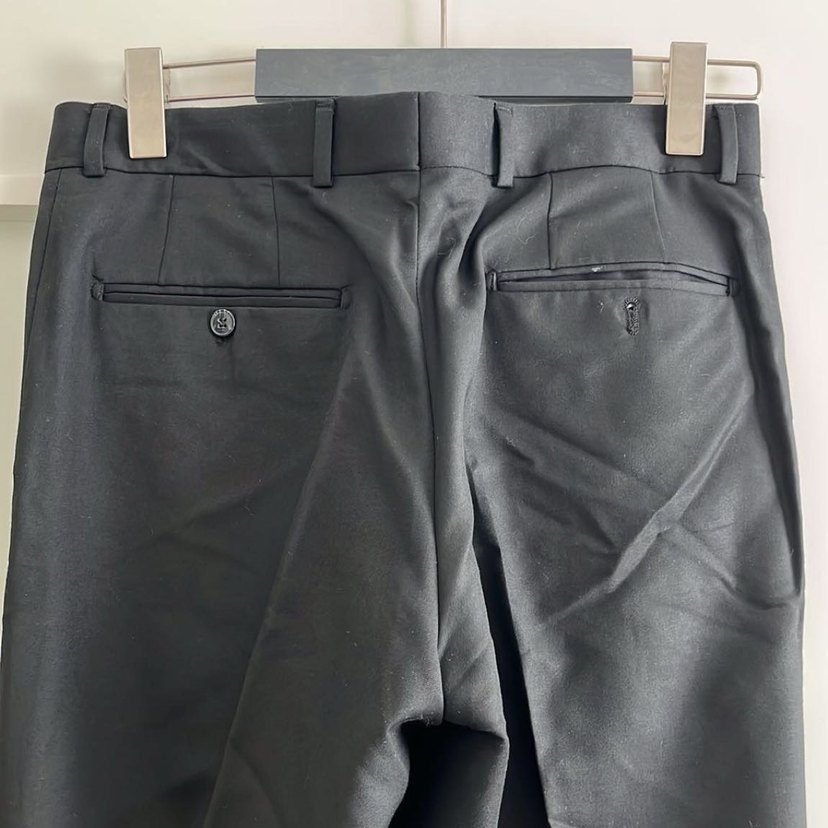 Siyah Regular Fit Ofis Pantolonu - Görsel 4