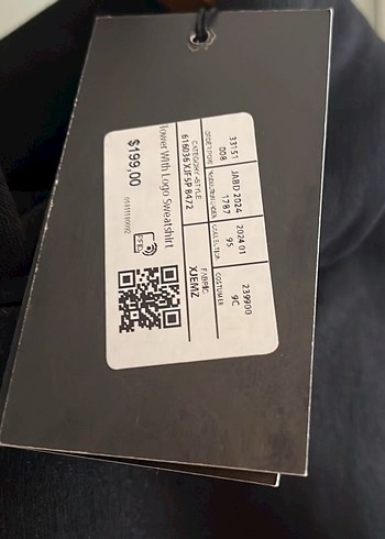 Guess Siyah Kapüşonlu Çiçek Baskılı Sweatshirt - Görsel 5