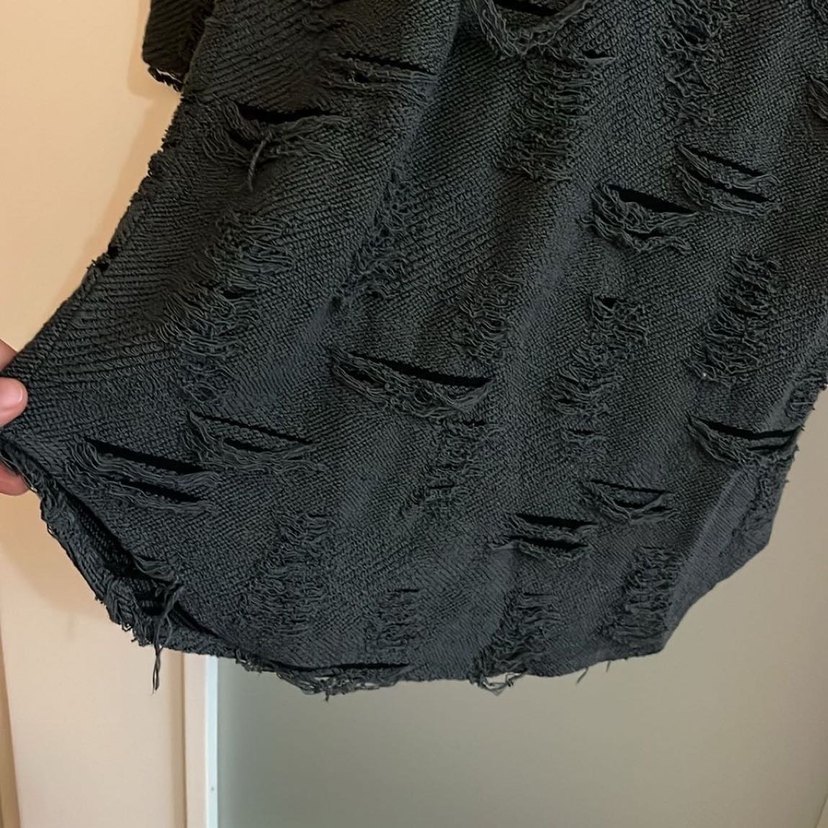 Tasarım sökük efektli elbise - Görsel 5