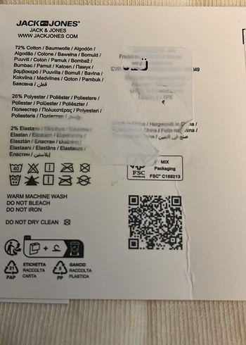 Jack & Jones Baskılı Beyaz Erkek Çorap 3'lü - Görsel 6