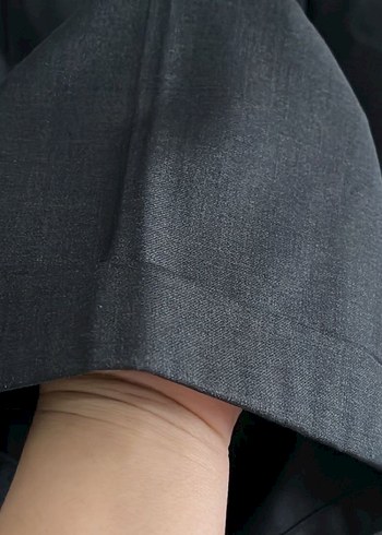 Siyah Pilili Erkek Ofis Pantolonu - Görsel 3