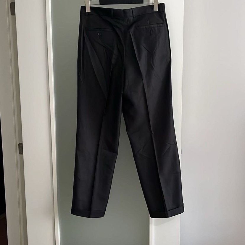 Siyah Pilili Erkek Ofis Pantolonu - Görsel 4