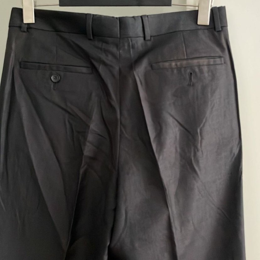 Siyah Pilili Erkek Ofis Pantolonu - Görsel 5