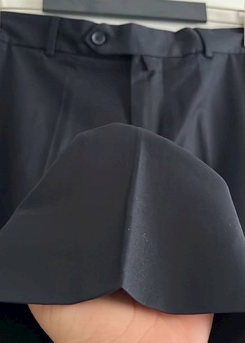 Siyah Düğmeli Erkek Pantolon - Görsel 2