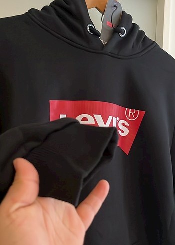 Levi's Siyah Kapüşonlu Sweatshirt - Görsel 6